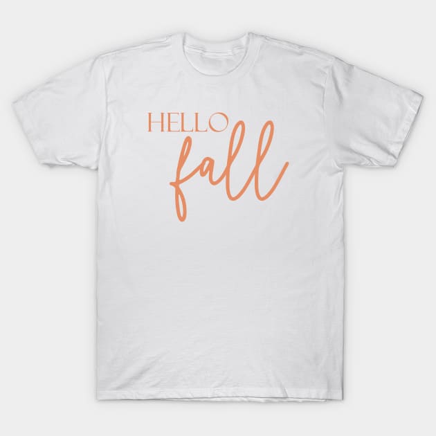 Hello Fall T-Shirt by littlemoondance